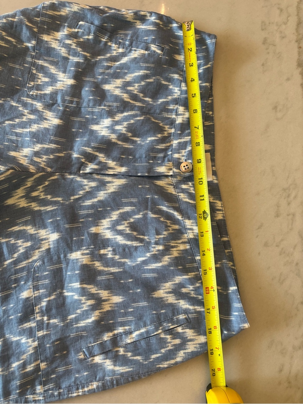 Chicos Wide Leg 100% linen Boho flowy lightweight Ikat pant size 2 (XL/XXL) - Picture 4 of 8